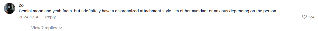 TikTok comment testimonial 3