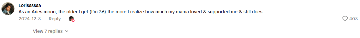 TikTok comment testimonial 6
